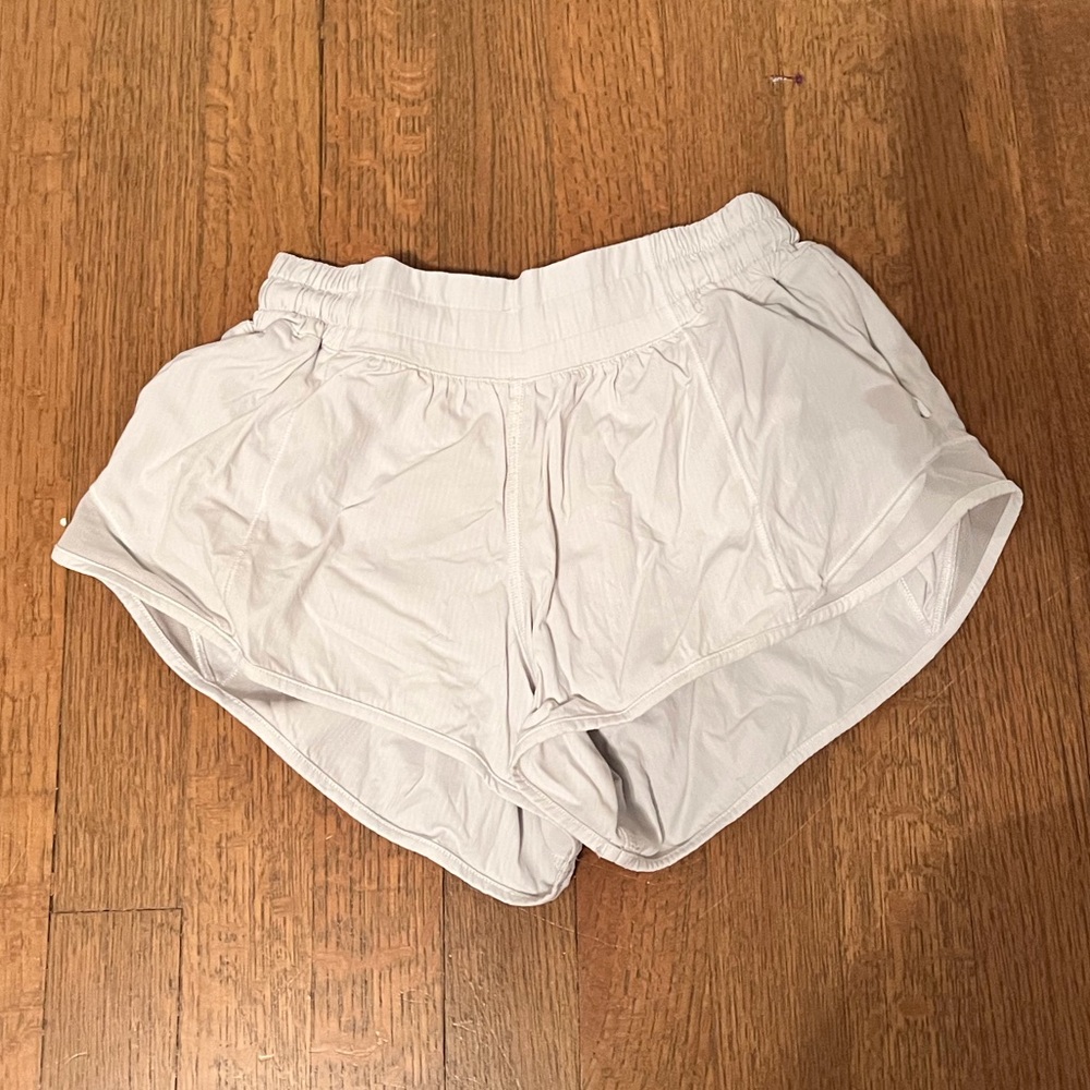 White Hotty Hot Lululemon Shorts